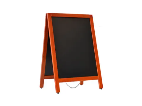 Krijtstoepbord Mahonie 55x85cm