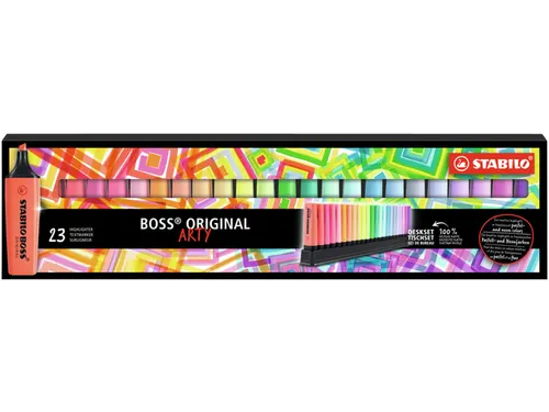 Markeerstift STABILO BOSS Original Arty 70/23 assorti deskset à 23st
