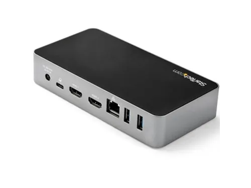 StarTech USB-C Laptop Dock Dual HDMI 65W PD LAN 3x USB-A