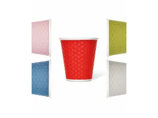 Beker porselein Les Artistes Paris 180ml met siliconen grip Rood - 5