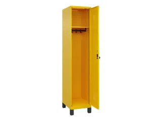 locker,HxBxD 1950x400x500mm,1vak,vak B 400mm,draaigrendel,voeten - 2