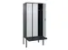 locker voor scheiding van kleding,HxBxD 2120x900x815mm,3vak
