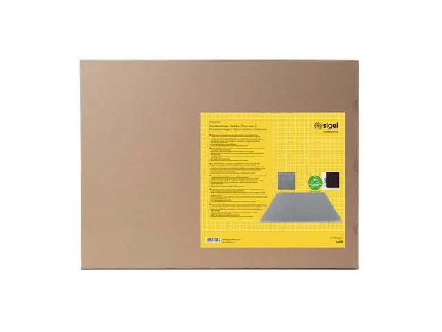 Bureauonderlegger EYE STYLE l.grijs-zwart 600x450x7mm