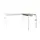 Bureau Linesto N4 aanbouwtafel 80x60cm robson eiken 25mm wit