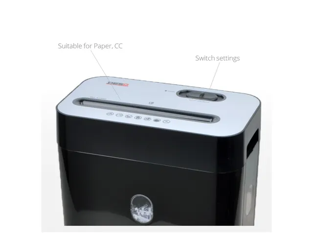 Desq Papiervernietiger 20052 10 vel 18 liter snippers