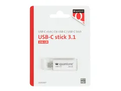 USB stick 3.1 Quantore USB-C 256GB zilver
