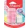 potloodslijper + gom Connect Soft Touch assorti pastelkleuren, op blis