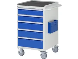 gereedschapswagen 975x580x650mm metaalblad 450kg 5 laden RAL5010