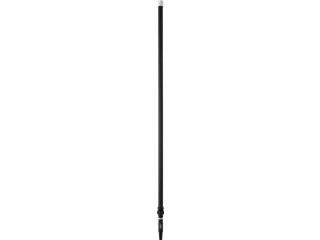 Ergonomische Telescopische Steel Zwart - 1