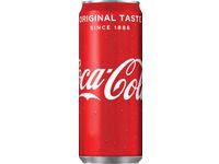Coca-Cola frisdrank sleek blik 33cl 24 stuks