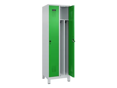 locker voor scheiding van kleding,HxBxD 1950x600x500mm,2vak