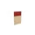 baliepaneel,v. bureau,aanbouw links,B 800mm,NE-esdoorn,BN4011-rood