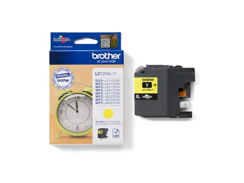 Inktcartridge Brother LC-125XLY geel HC