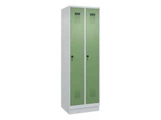 locker,HxBxD 1950x600x500mm,2vak,vak B 300mm,draaigrendel,sokkel - 3