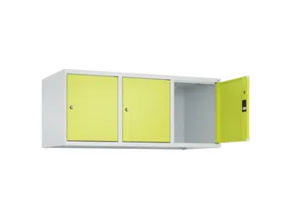opzetkast,v. locker,3vak.,vak B 400mm,HxBxD 500x1200x500mm,vleugeldeur - 2