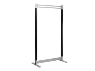 garderoberek,HxBxD 1700x1000x460mm,1kledingstang,staal,poedercoat. - 1
