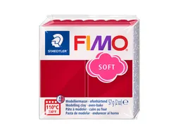 Boetseerklei Fimo soft 57 gram kersrood