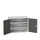 universele kast,HxBxD 800x1050x550mm,2xStalen bodem,draaigrendelslot