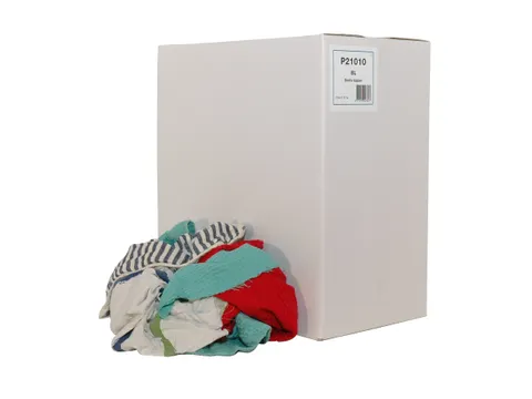 Poetslappen P21010 BL 10KG bonte lappen gesneden
