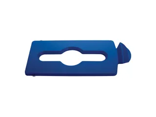 Deksel Mixed Recycling Voor Slim Jim Recyclingstation Blauw - 1