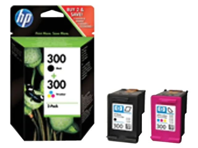 Cartouche D’encre Hp Cn637ee 300 Combipack Noir+couleur
