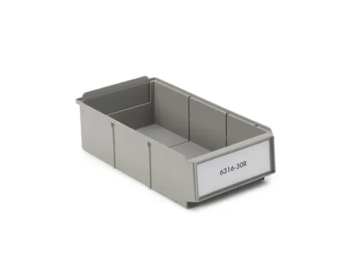 stellingbak,HxBxD 85x160x300mm,PP,grijs