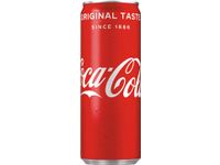 Coca-Cola frisdrank sleek blik van 25 cl pak van 24 st