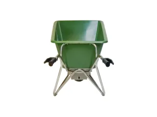 Elektrische kruiwagen,160l,HxBxD 800x680x1600mm,PP-bak,groen,aluminium - 3