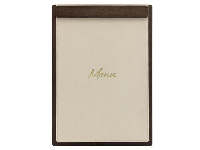Menukaart Securit Signature A5 bruin