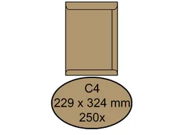 Envelop Quantore Akte C4 229x324mm 100gr Bruinkraft