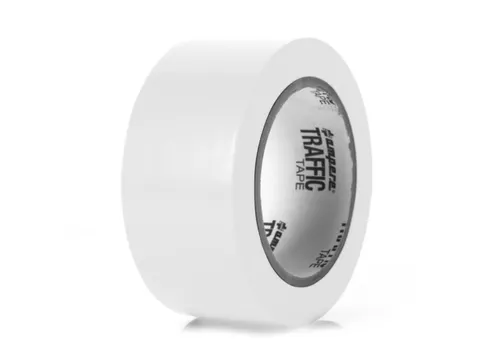 tape,standaardkleur,PVC,wit,band LxB 33mx75mm