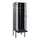 locker met bank,voor scheiding van kleding,HxBxD 2120x600x815mm,2vak
