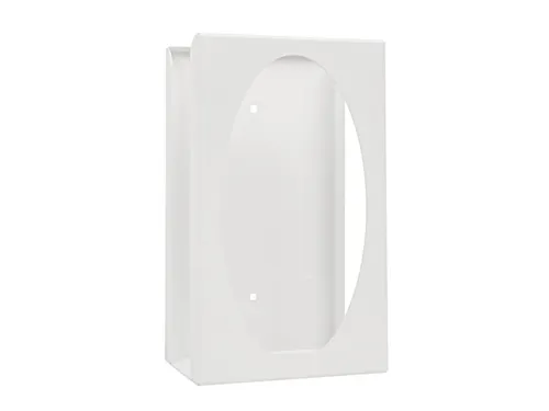 Poetspapier dispenser Celtex Manuter metaal wit