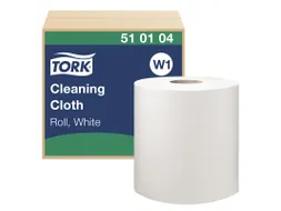 Reinigingsdoek Tork W1 herbruikbaar nonwoven 1000 vel wit 510104