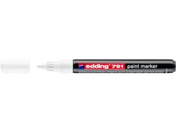 Paintmarker edding 791 op alcoholbasis 1-2mm wit