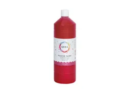 Plakkaatverf Qrea rood 1000ml
