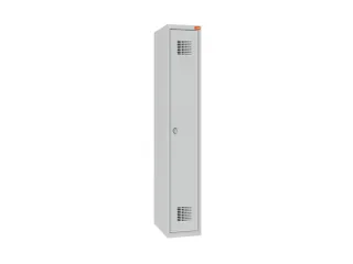 lockerkast,HxBxD 1800x300x500mm,1vak,draaigrendel,sokkel,romp RAL7035 - 1
