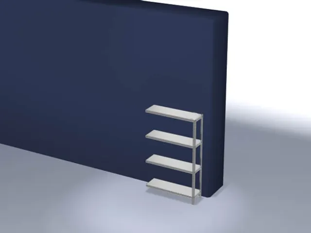 rayonnage en acier inoxydable rayonnage suivant HxlxP 2500x1000x500mm