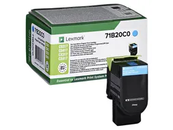Tonercartridge Lexmark 71B20C0 blauw