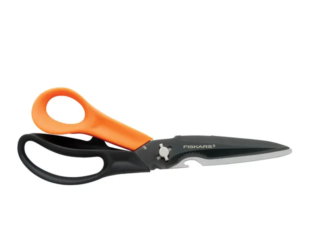 Schaar Fiskars Cuts+More Titanium multifunctioneel zwart
