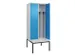 locker voor scheiding van kleding,HxBxD 2120x800x815mm,2vak