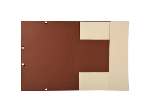 Elastomap met 3 kleppen gerecycleerd karton 380g/m2 Forever - A4-Zand