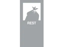 Magneetsticker REST Grijs