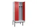 locker met bank,voor scheiding van kleding,HxBxD 2120x800x815mm,2vak