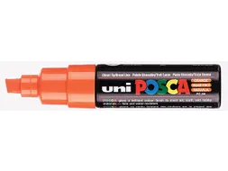 Verfstift Posca PC8K Brede punt 8mm schuin donker oranje