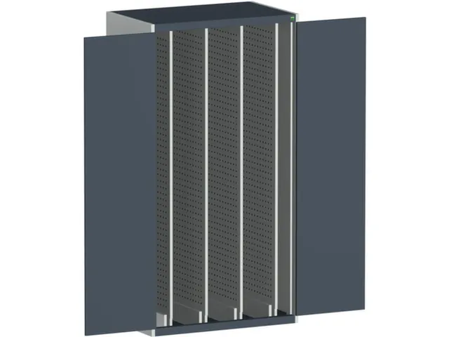 verticale kast,HxBxD 2000x1050x650mm,deur m. perforaties