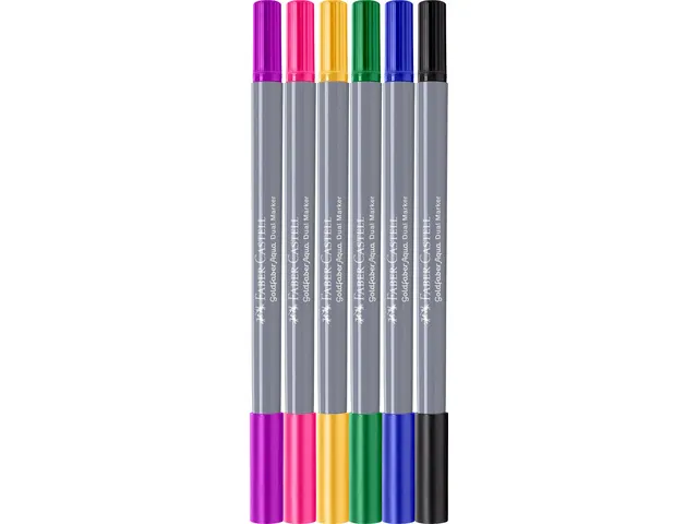Duo aquarelmarker Goldfaber etui 6 stuks Graffiti