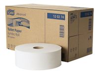Papier toilette Advanced Advances Jumbo Double épaisseur 1800 feuille
