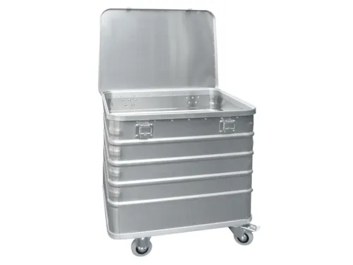 Bakwagens Aluminium Deksel En Cilinderslot 200kg 730x730x605mm