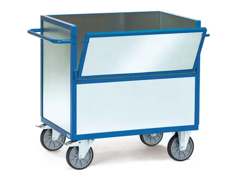 Bakwagens Met Wanden Van Staalplaat 2823 600kg 1200x800mm Ral5007